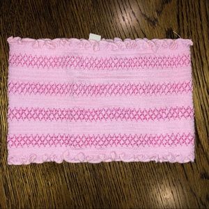 pink urban outfitters tube top